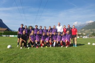 Elles sont 19 à intégrer la filière Sport-Etudes pour le football féminin à Grône